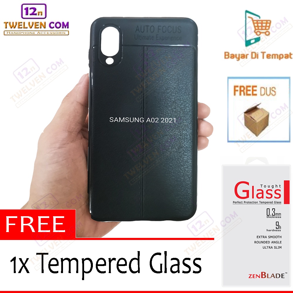 [FLASH SALE] Case Auto Focus Softcase Samsung A02 2021 - Free Tempered Glass