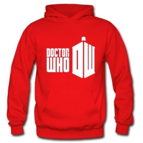 Jaket Pria Fashion Casual Sweatshirt Printing Doctor Who Doctor Who Winter Coat