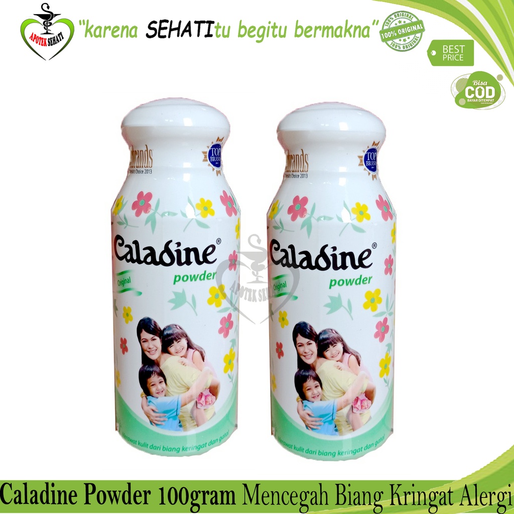 Caladine Powder Original 100 g Terlaris Bedak Gatal