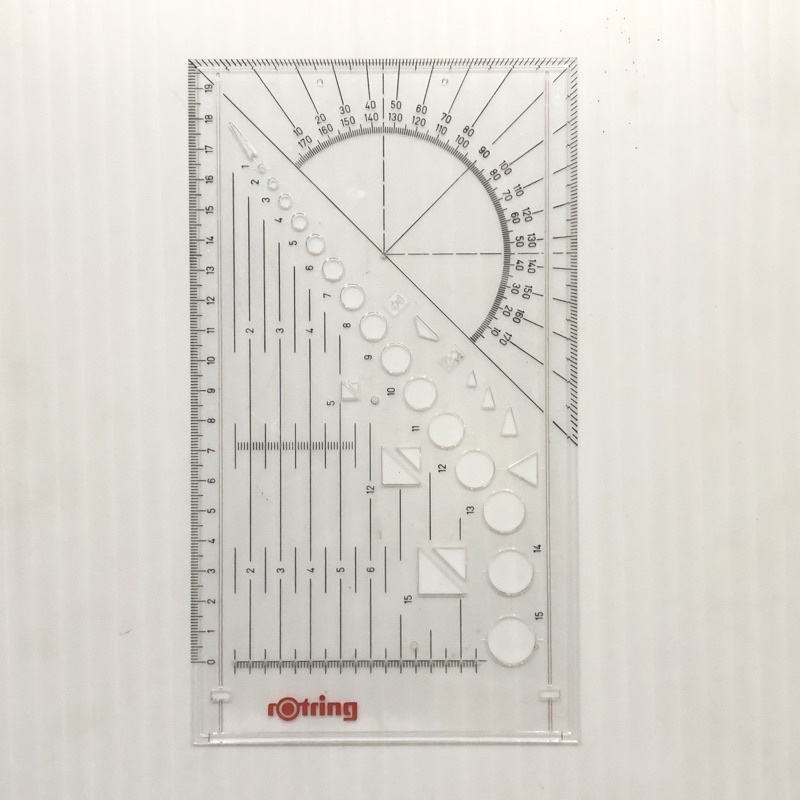 

Rotring Penggaris / Tutup kotak college set