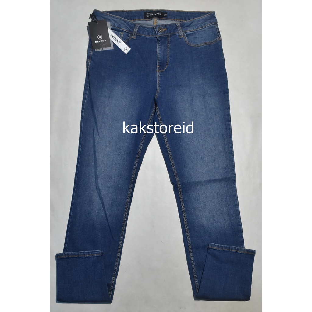 Celana Jeans Panjang Wanita NEVADA Denim Medium Skinny KOZ 33 ORIGINAL