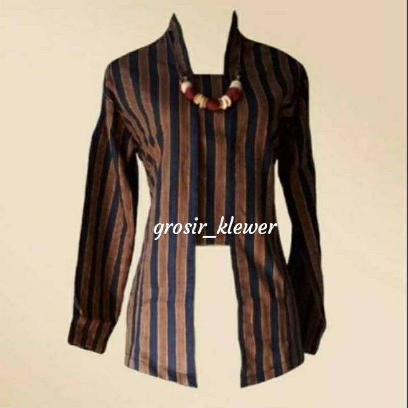 BEST SELLER‼️Lurik wanita | kebaya lurik | Baju lurik |  Baju adat jawa - Kebaya Wanita Modern