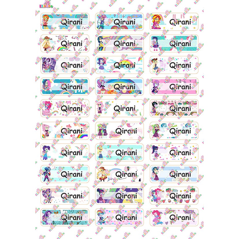 

LABEL NAMA FRIENDSHIP GAMES 120 STIKER - ANTI AIR/LUNTUR-4 Nama FG1S4