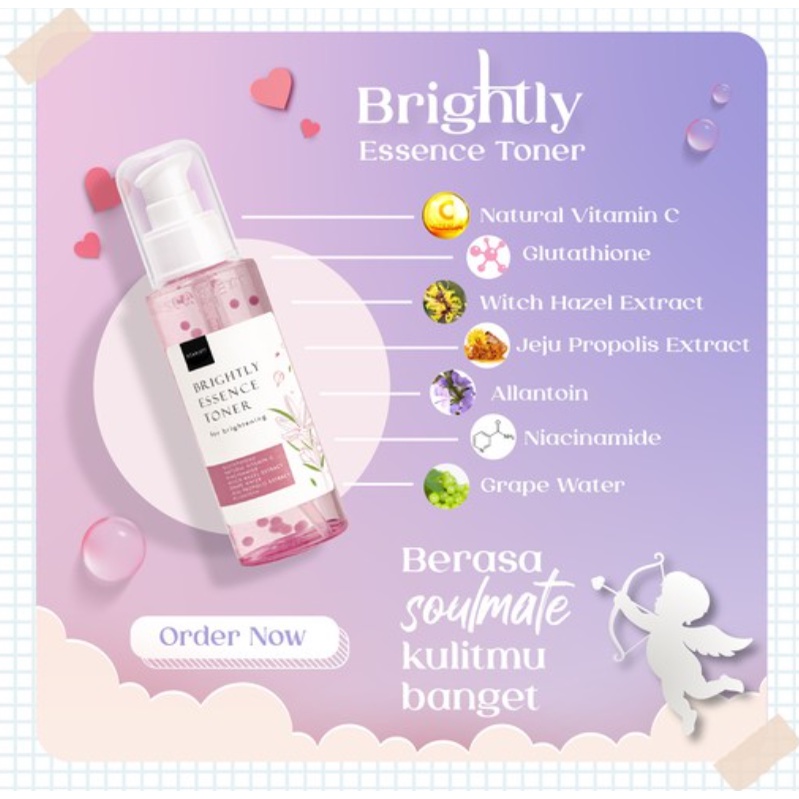 [NEW] SCARLETT WHITENING Acne &amp; Brightly Toner Essence - Pemutih Wajah Berjerawat