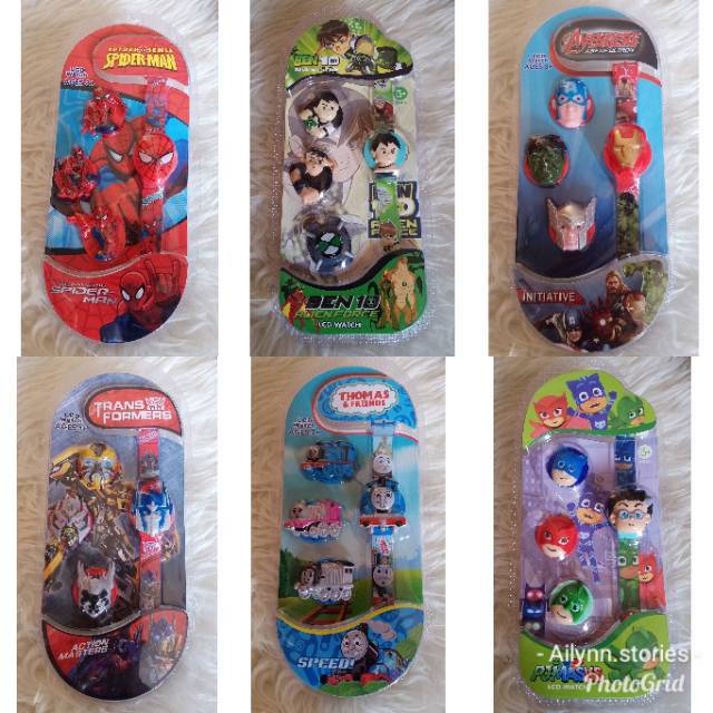 Jam Tangan Anak Karakter Heroes umur 3+