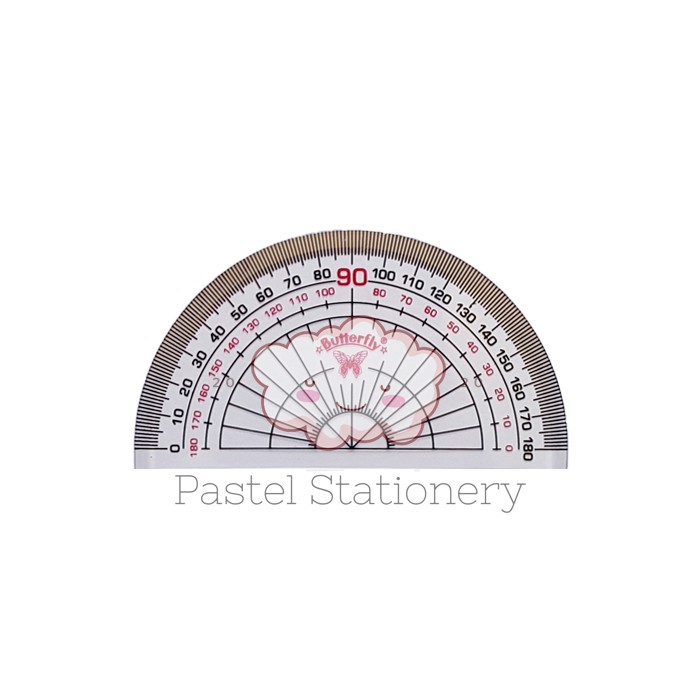 

Penggaris Busur Derajat Butterfly - Protractor 180 Derajat Butterfly