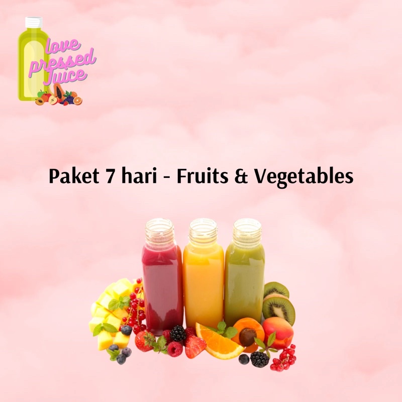 

Paket 7 Hari - Buah & Sayur