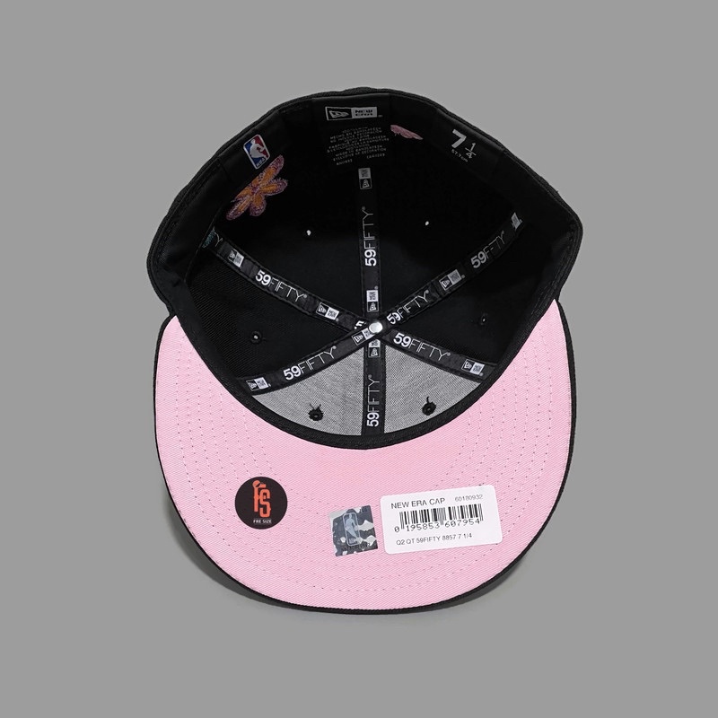 TOPI NEW ERA ORIGINAL 5950 Q2QT CHICAGO BULLS BLACK UV PINK