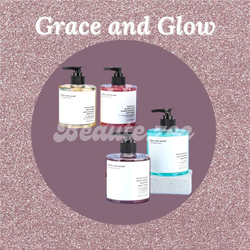 Grace and Glow Black Opium Brightening Booster Pear and Freesia Anti Acne Solution Body Wash