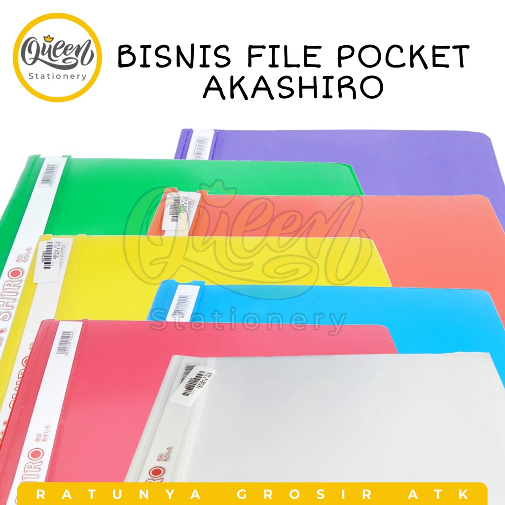 

1 PCS BISNIS FILE POCKET / BUSINESS FILE KANTONG / MAP SNEL PLASTIK