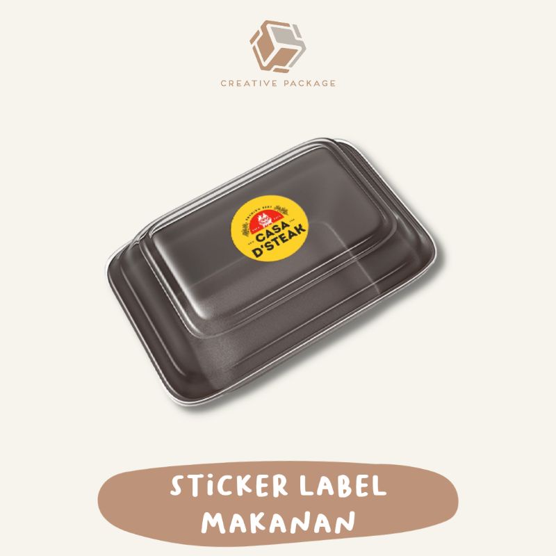 

Stiker Label Makanan