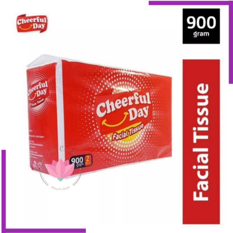 Tisu Kering Cheerful Day 900gr Facial Tissue Besar