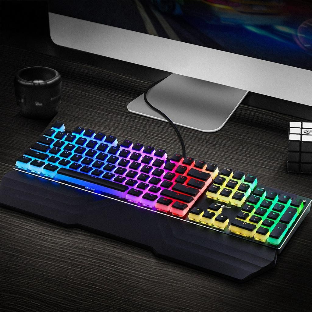 117 keys PBT Pudding Keycaps Transparent Backlit Keycap For Mechanical Keyboard fit 61/64/68/71//84/87/96/100/104keys