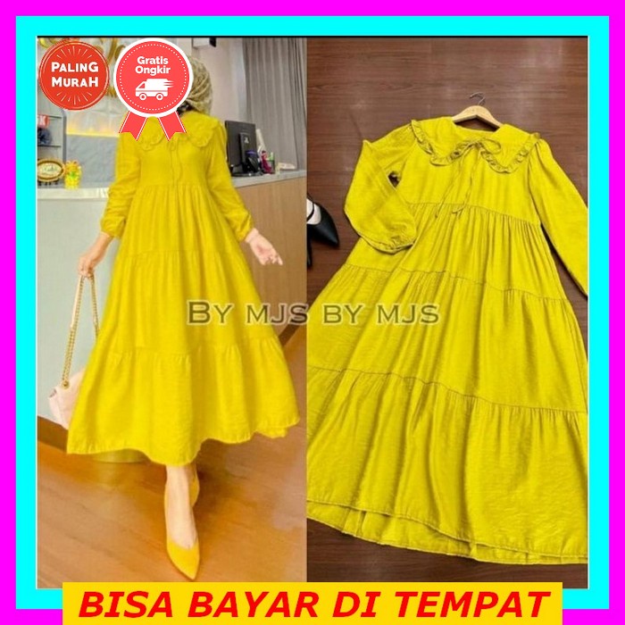 Gamis Brukat Tille Ratu Terbaru Gamis Dres Wisuda/Kondangan Gamis Dewasa Pesta | Baju Gamis Wanita S
