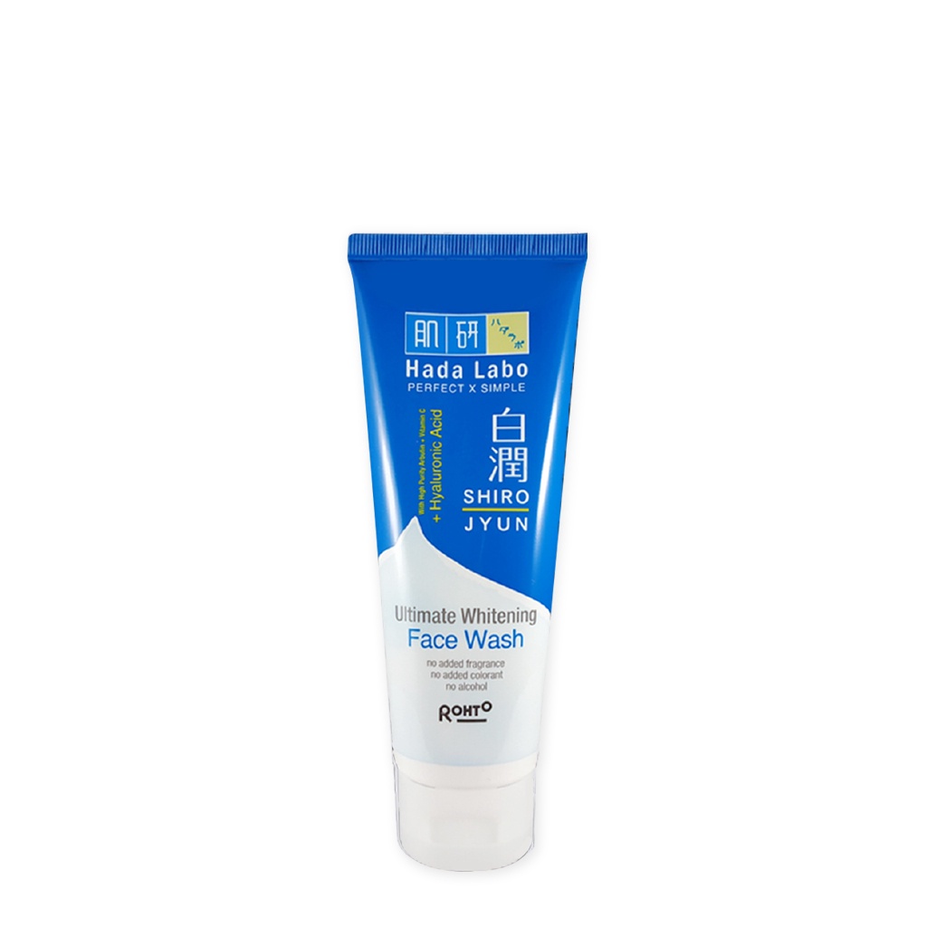 Hada Labo Shirojyun Ultimate Whitening Face Wash 100gr / 50gr Hadalabo Pembersih Wajah