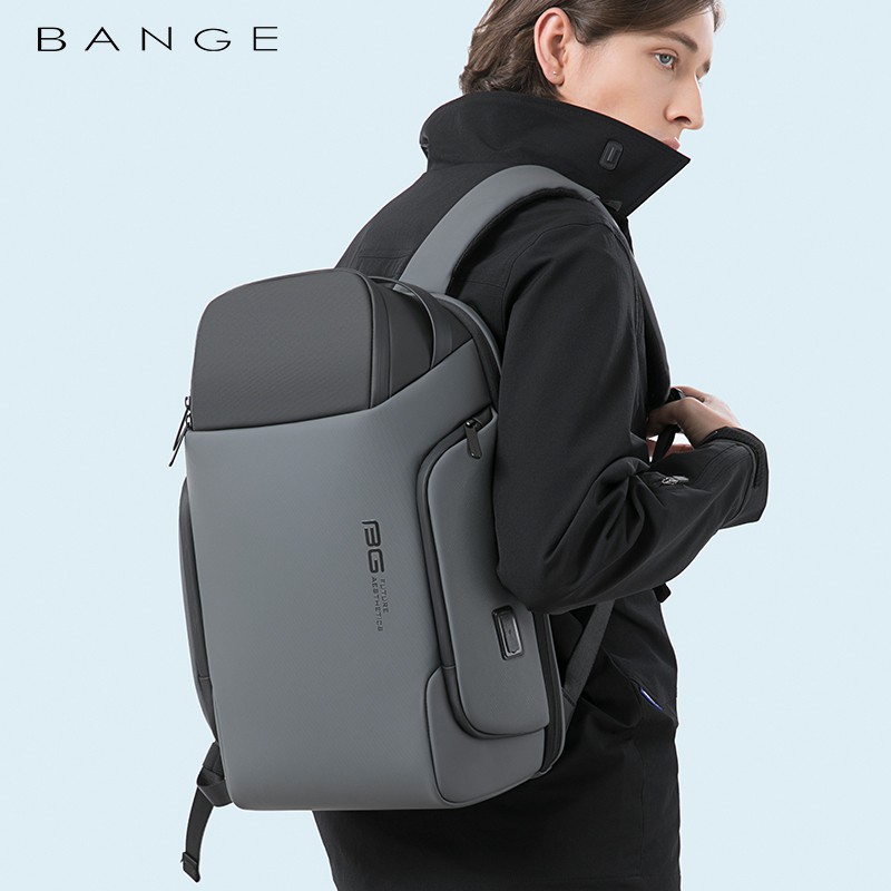 Tas Bange BG7277 Bag Backpack Ransel Laptop 15.6&quot; Inch USB Anti Air