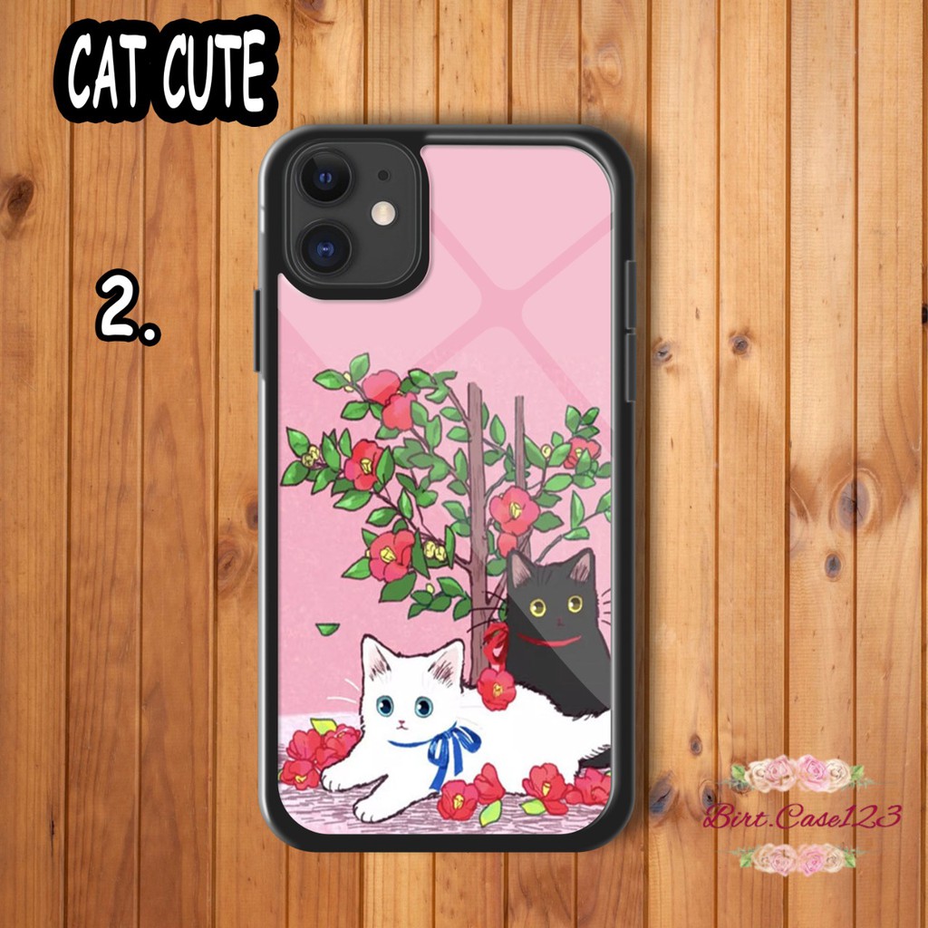 Hardcase 2d Glossy CAT CUTE Samsung A50 A30s A50s A51 M40s A60 M40 A70 A70s A71 A81 BC3829