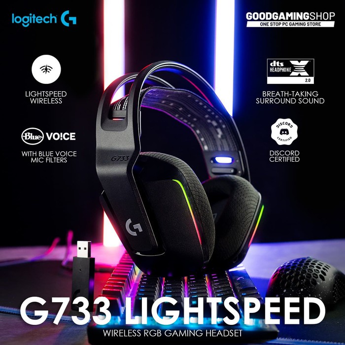 logitech g733 lightspeed black