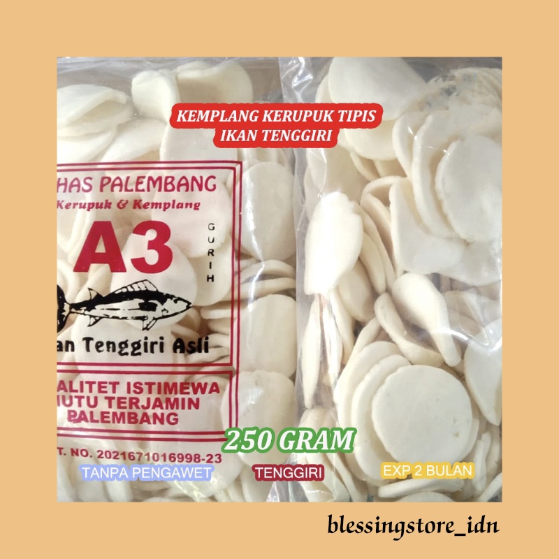 

KEMPLANG TIPIS SUPER IKAN TENGGIRI KERUPUK TIPIS IKAN KEMPELANG KRUPUK IKAN TENGGIRI SNACK JAJANAN PALEMBANG