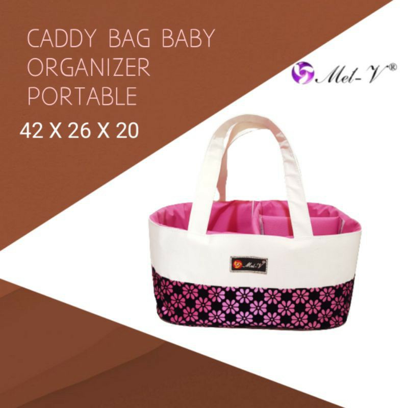 MEL-V CADDY BAG // TAS PERLENGKAPAN BAYI / BABY ORGANIZER BAG // LS1231 Y1