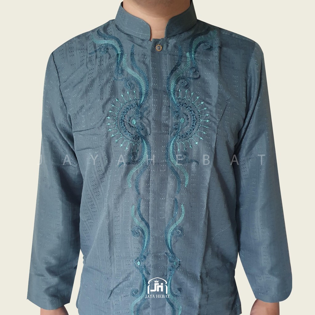 GROSIR BAJU KOKO BORDIR PANJANG MUSLIM