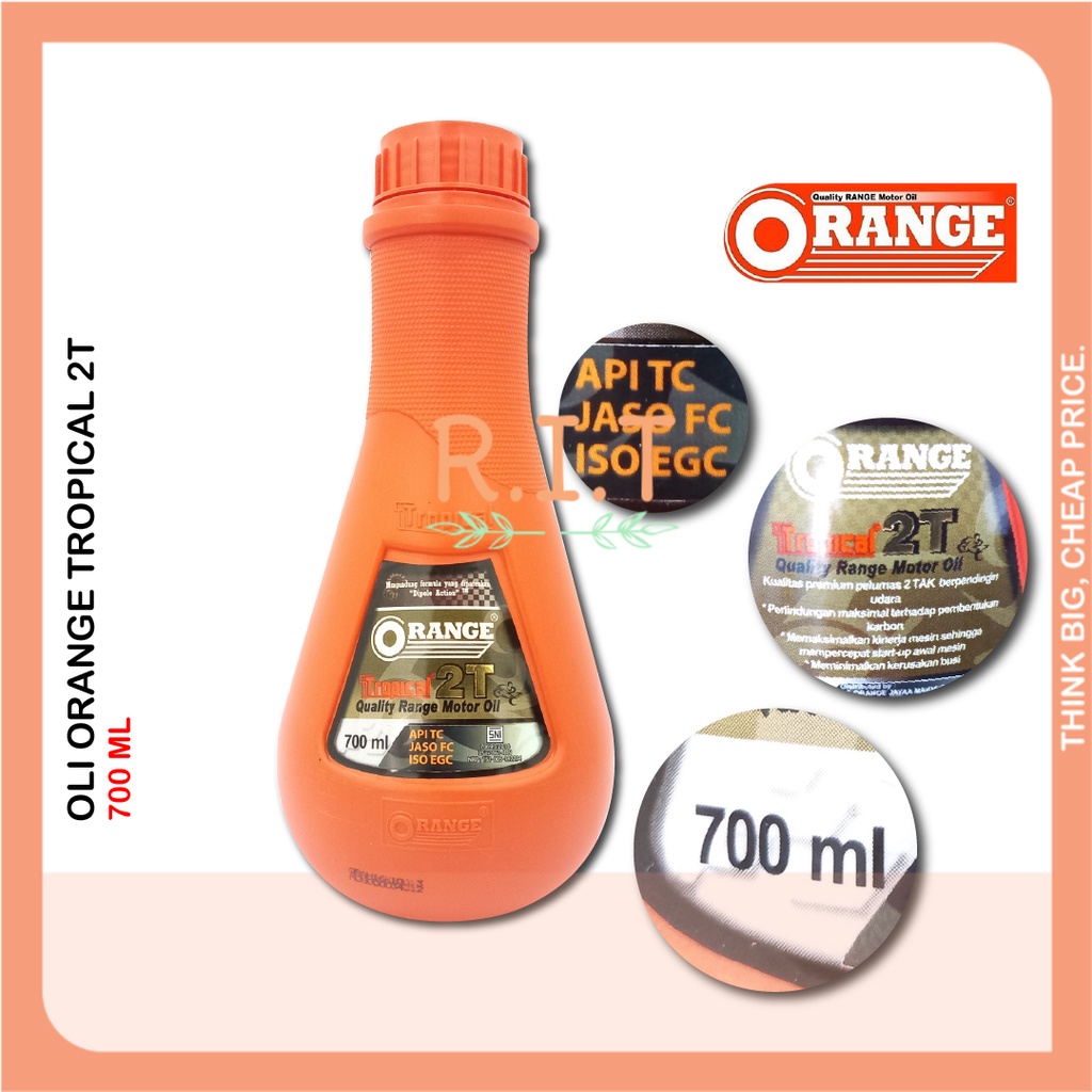 Oli Samping Orange Tropical 2 Tak 700 ml Racing Performance Oil