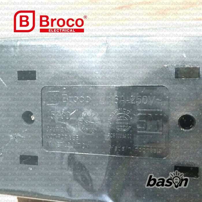 BROCO 15330 NCP 16A 250V SNI - Stop Kontak 3 Lubang tanpa kabel