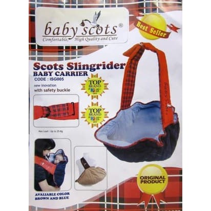 Baby Scots Slingrider / Gendongan Bayi Baru Lahir/ Gendongan Samping
