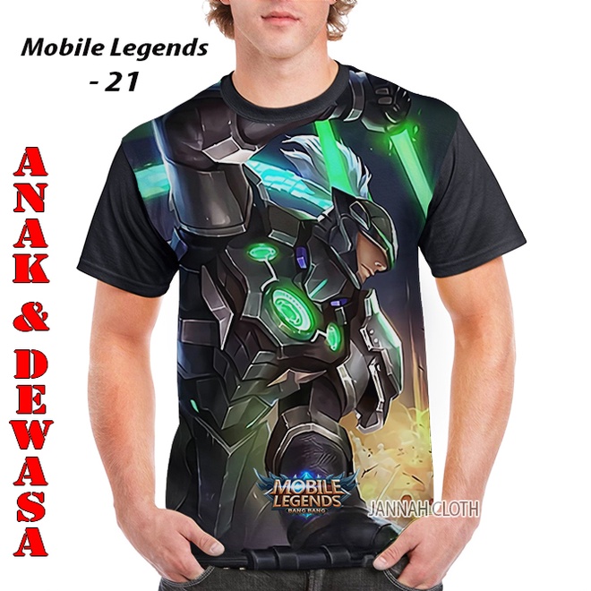 Kaos Mobile Legends Saber Force Warrior Starlight Kode ML21