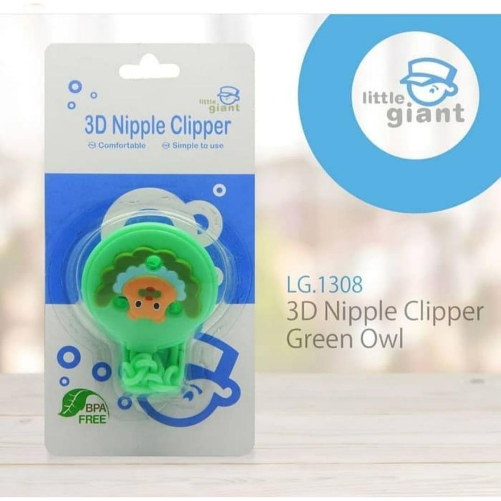 Little Giant LG 1308 3D Nipple Clipper Green Owl