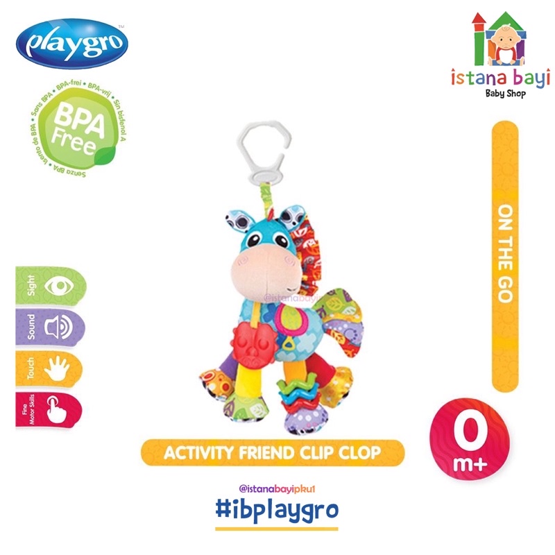 Playgro Activity Friend Clip Clop - Mainan Bayi