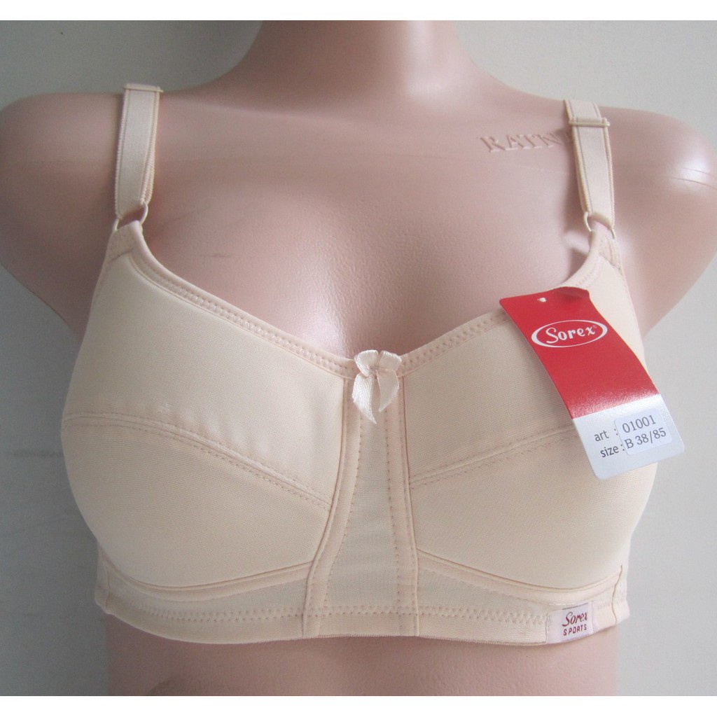 Sorex 01001 Sport Bra - BH Pakaian Dalam Wanita Perempuan Basic Tanpa Kawat Warna Polos