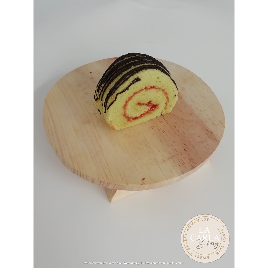 

Roll Cake Pandan "slice" by La Carla Bakery