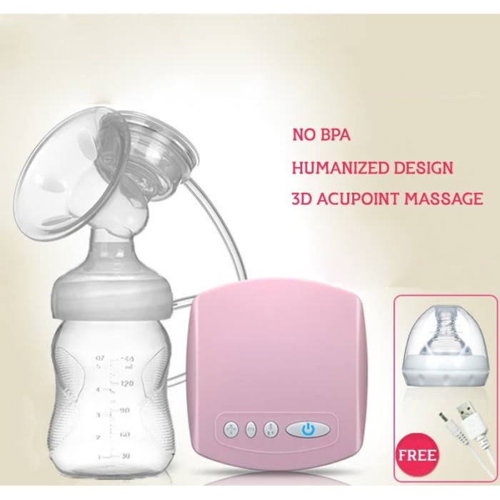 (Rechargeable) Mesin Pompa ASI Elektrik Otomatis Milk Breast Pump