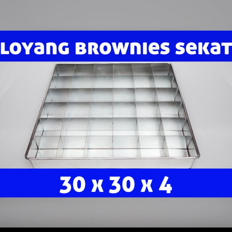 loyang brownies sekat 30x30/loyang sekat/loyang sekat harga murah