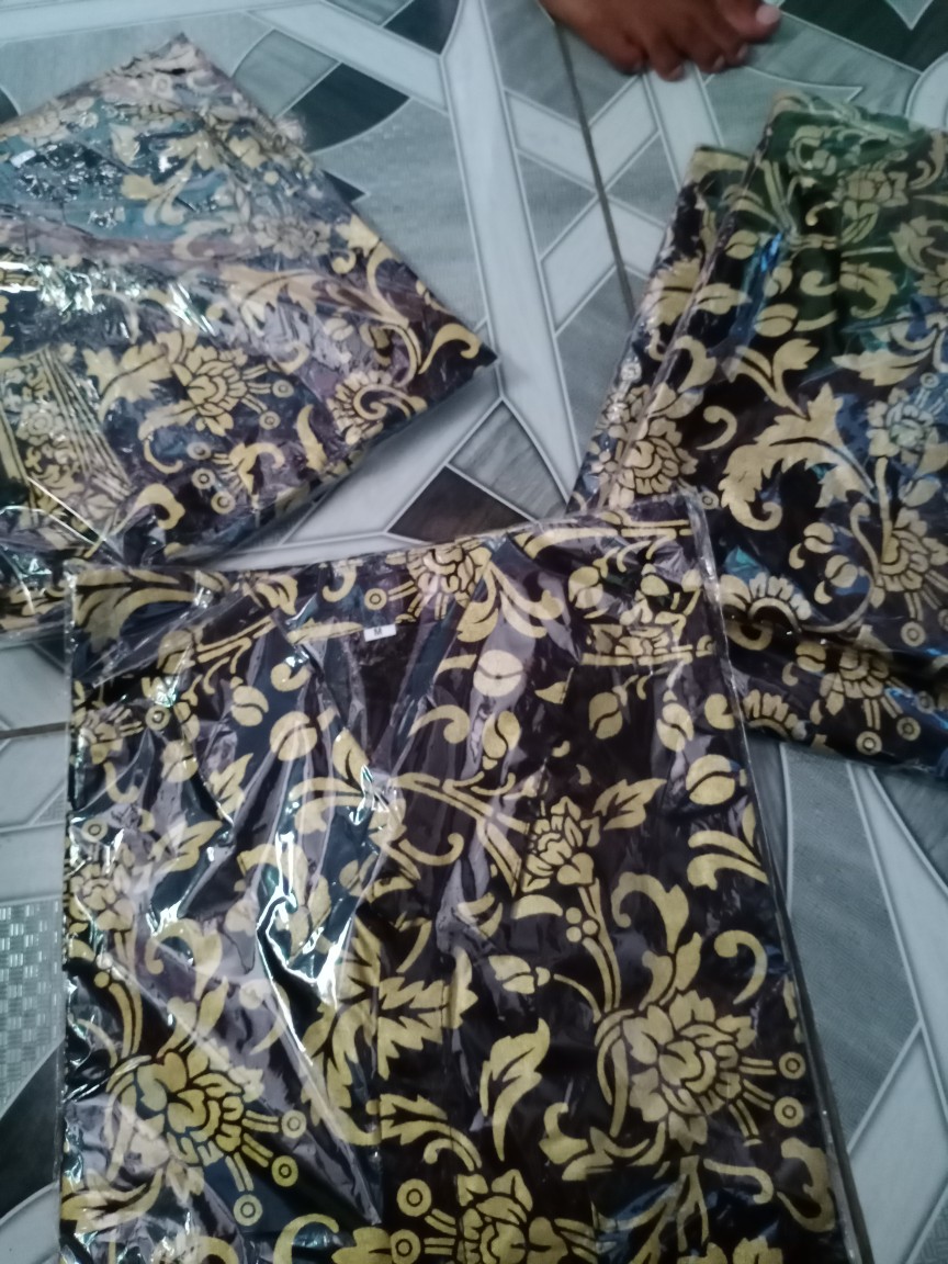 Batik Couple Keluarga Sania Ruffle Ori Ndoro Jowi Dnt