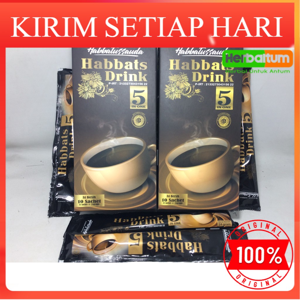

Minuman Habbatussauda Plus Gula Aren | Habbatussauda Cafe 5 in 1
