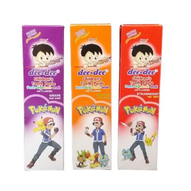 Dee dee Tooth Paste Kids / Deedee Pasta Gigi Anak Odol Anak 3 Rasa