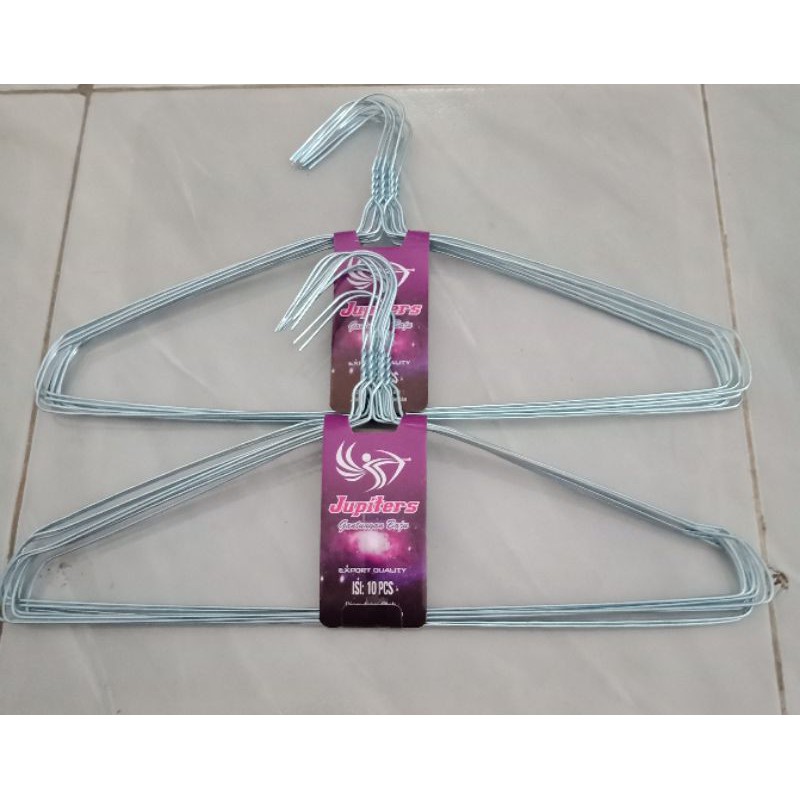 Gantungan Baju Kawat 1 pack isi 10 pcs