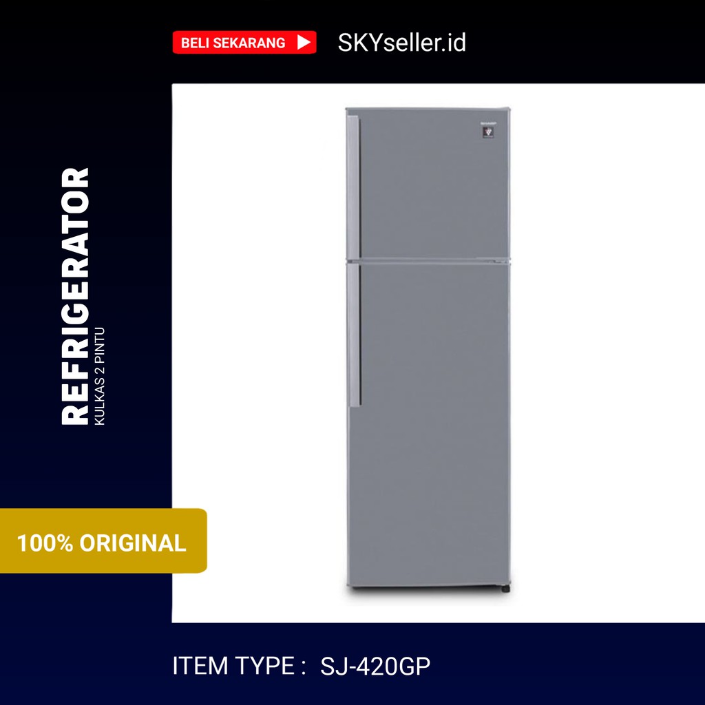 Kulkas 2 pintu Sharp SJ-420GP
