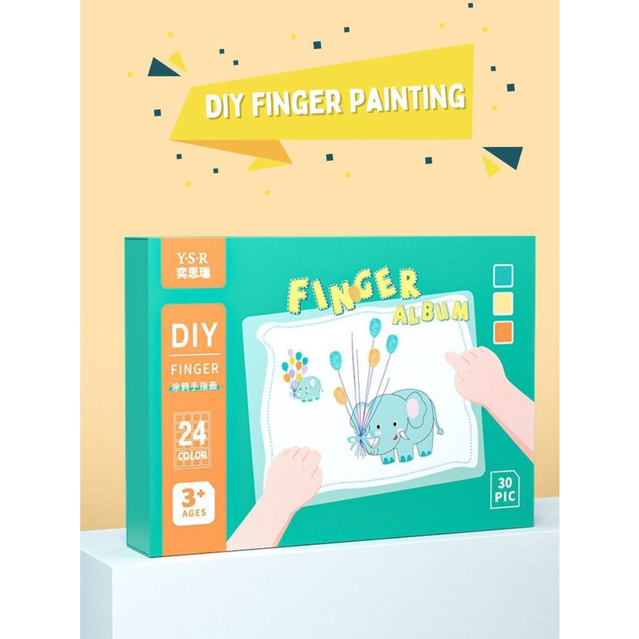

Finger Painting Set DIY | Mainan Edukasi Cat Jari Aman untuk Anak