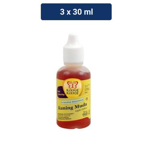 

Koepoe Koepoe Pewarna Makanan Kuning Muda 3 x 30 mL