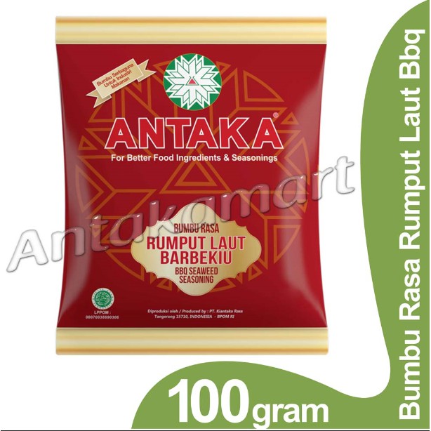 BUMBU TABUR / BUMBU SERBAGUNA ANTAKA PREMIUM 100g : Rasa RUMPUT LAUT BARBEKIU