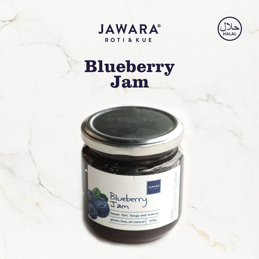 

Bluberry Jam | Jawara Roti & Kue | 320gr