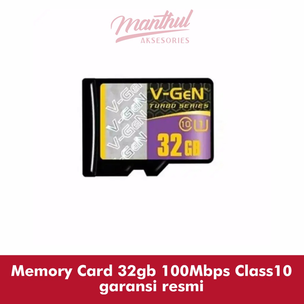 Memory Card 32gb 100Mbps Class10 garansi resmi