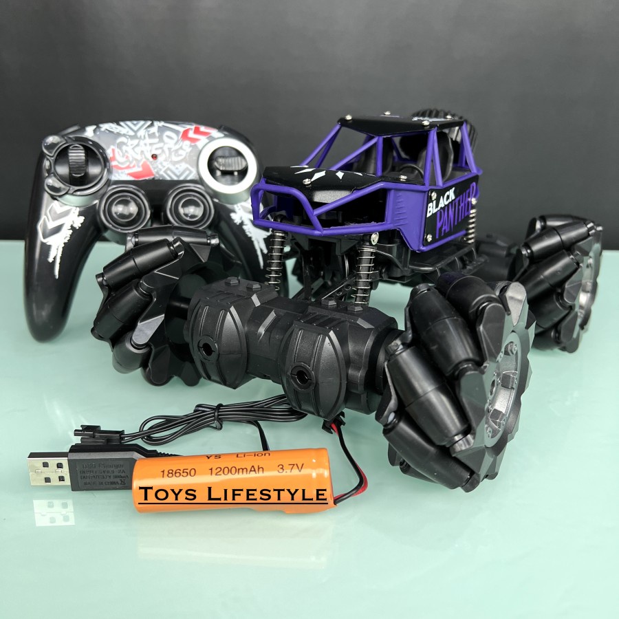 Mainan Mobil Remote Control Crawler Super Hero Skala 1:20 2.4 GHz