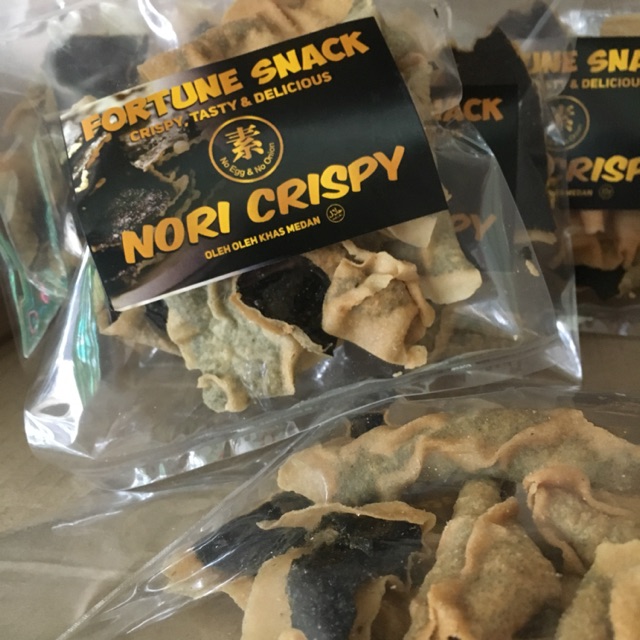 

Keripik Ikan Asin Nori Crispy Vegetarian