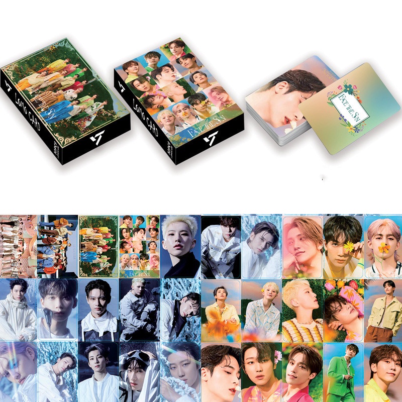 30pcs Kartu Lomo Foto Kpop SEVENTEEN Album Untuk Koleksi