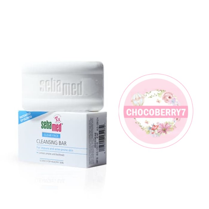 SEBAMED Clear Face Cleansing Bar 100 gr g Facial Wash Sabun Cuci Muka