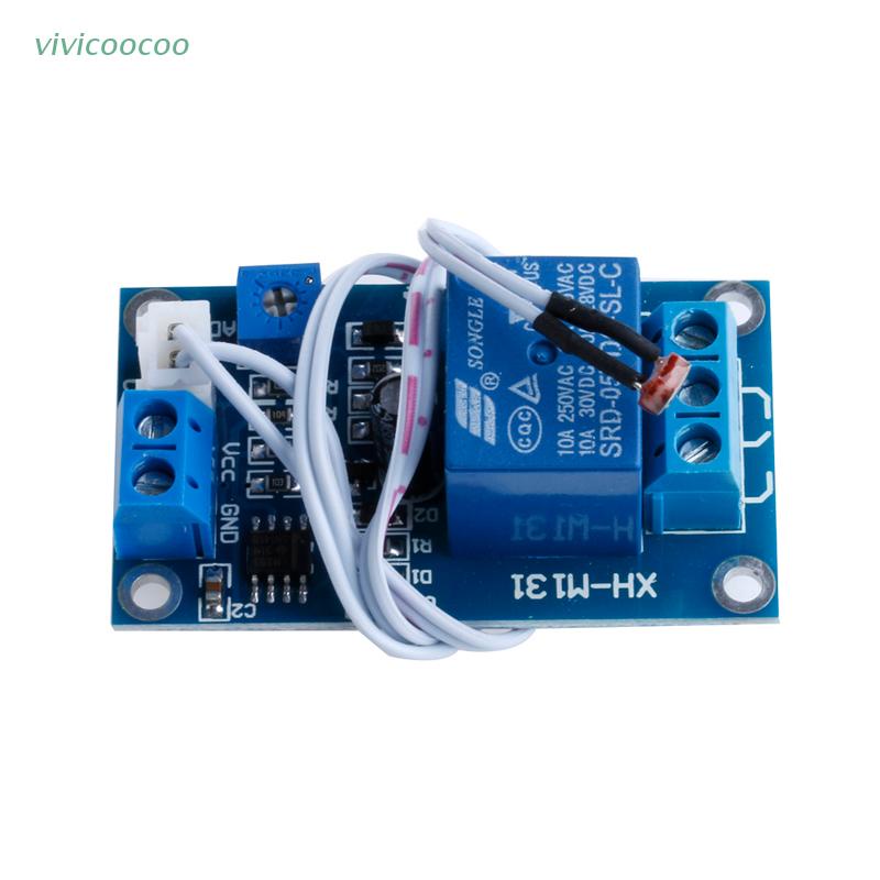 Vivi Dc 5v Xh-M131 Modul Saklar Relay Photoresistor Sensor Deteksi Cahaya